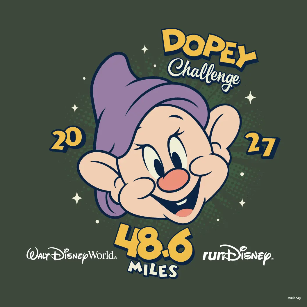 Arte oficial do Dopey Challenge 2027